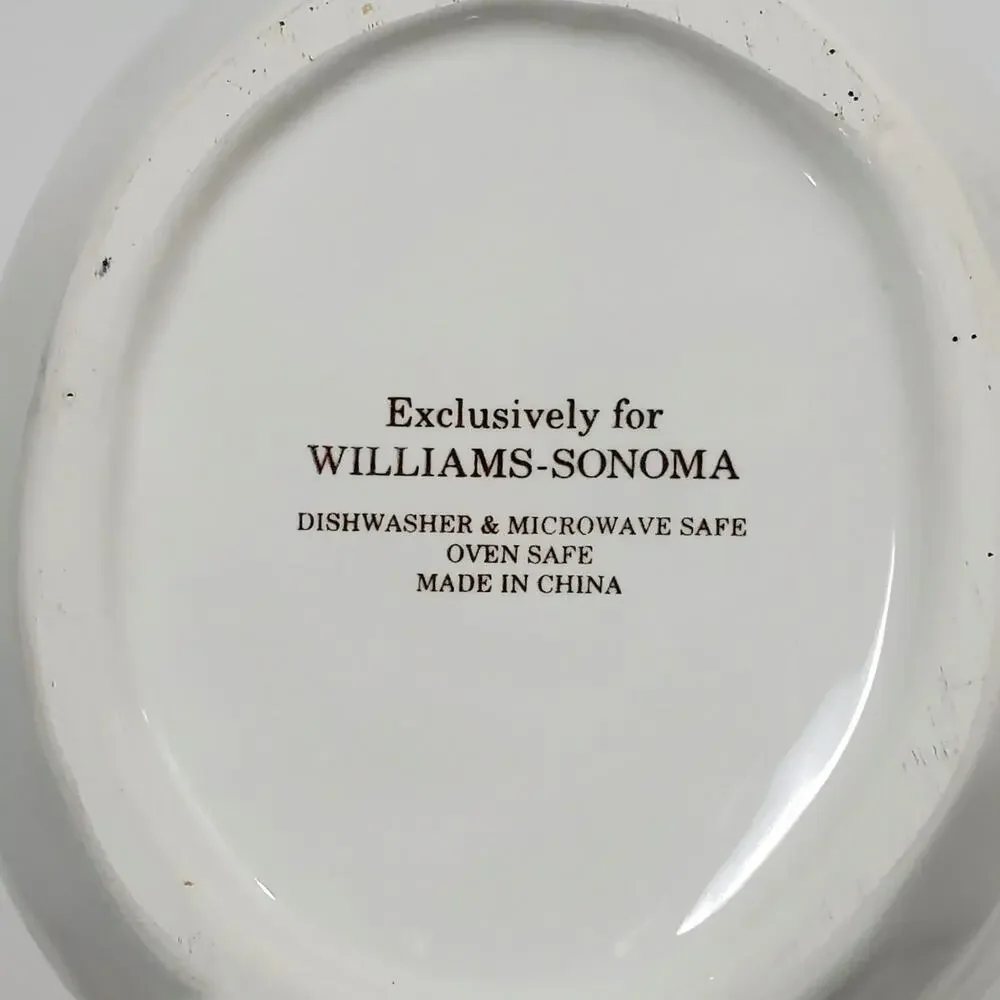 Williams-Sonoma White Bunny Rabbit Candy Nut Dish Bowl